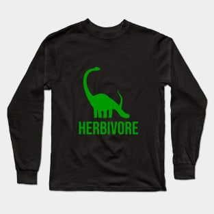 Herbivore Dinosaur vegans gifts Long Sleeve T-Shirt